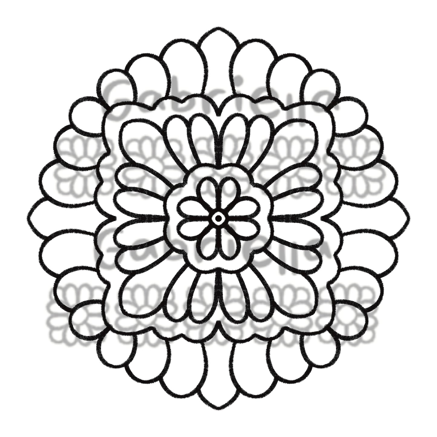 Mandala Colouring Page - Downloadable